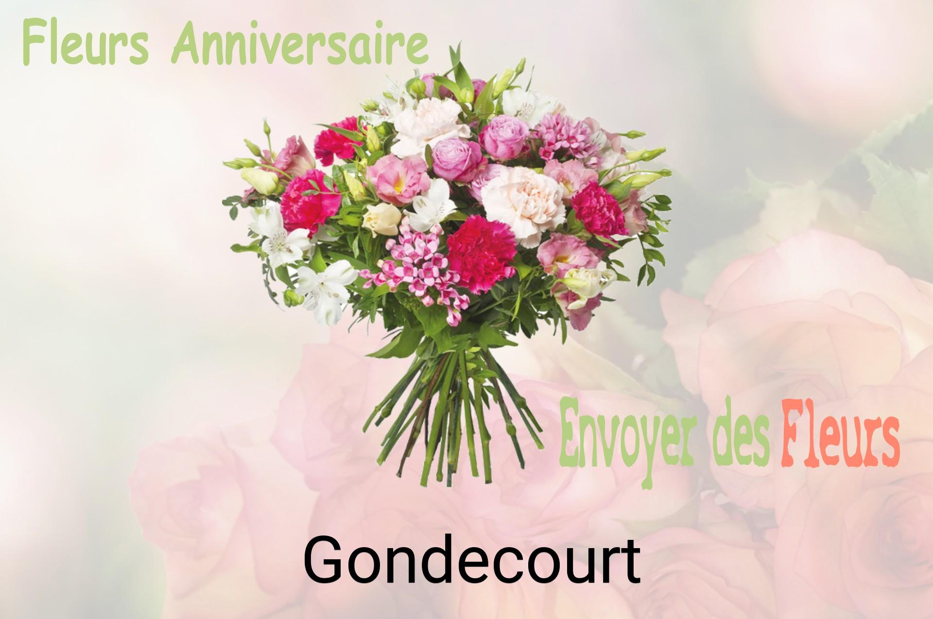 Bouquet de fleurs d’anniversaire livré à Gondecourt